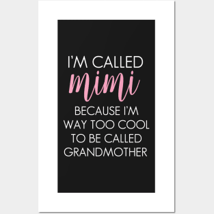 Mimi Cool Grandmother Grandma Design Posters and Art